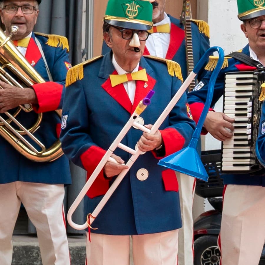 Instrumentos de plástico da Banda Plástica de Barcelos