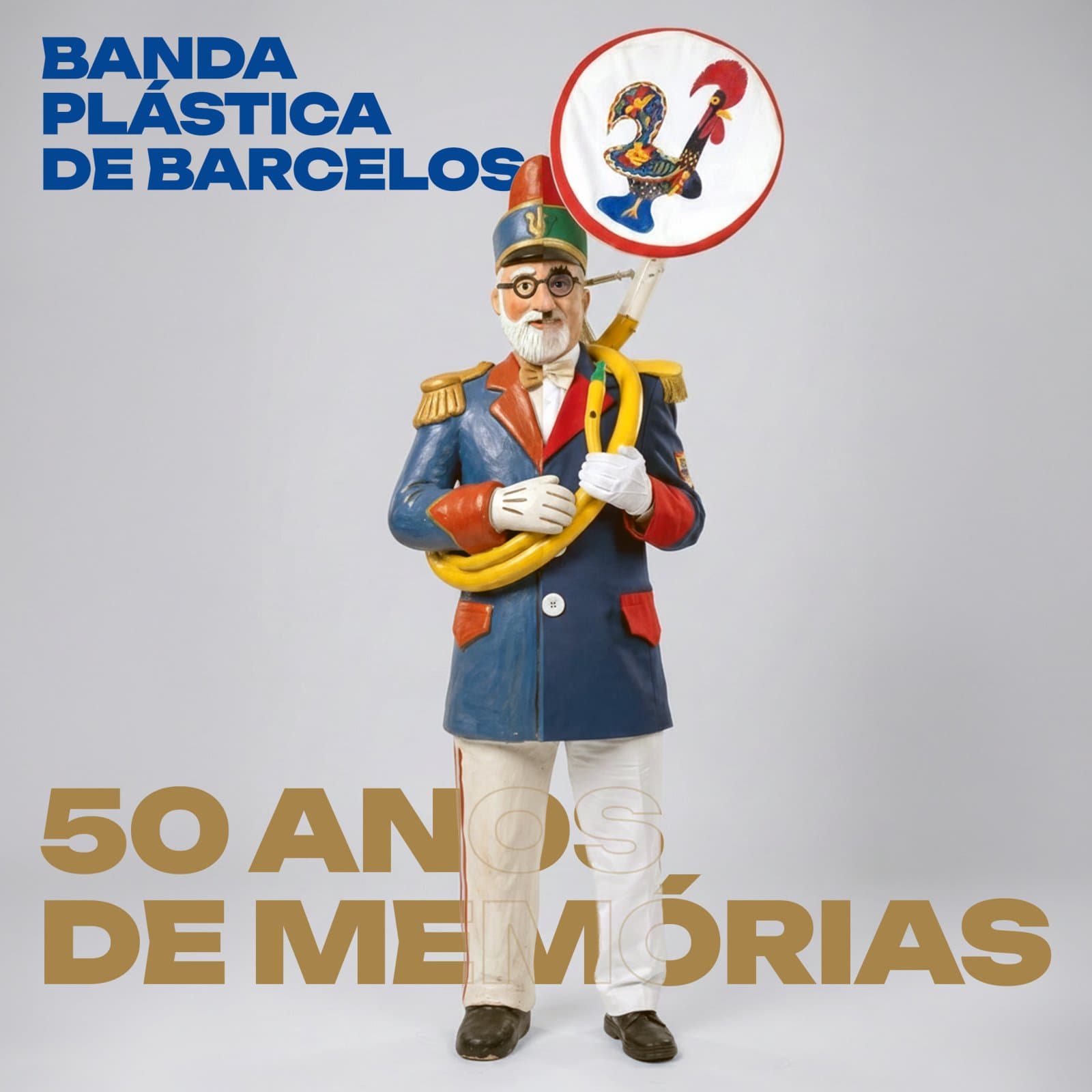 Capa do livro 50 Anos de Memórias da Banda Plástica de Barcelos